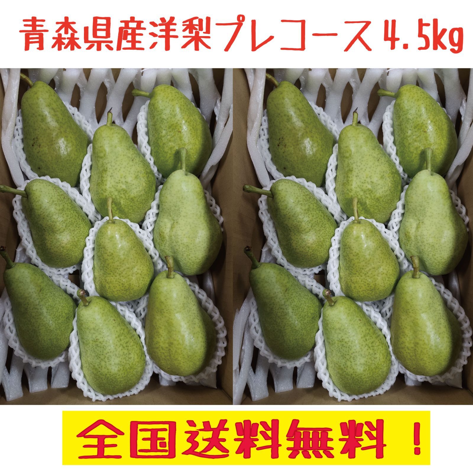 青森県産 梨 プレコース 25kg