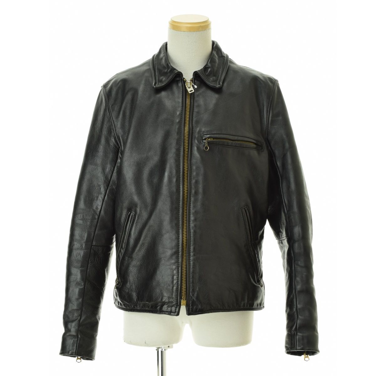 ポロラルフローレン カフェレーサー レザージャケット ライダース