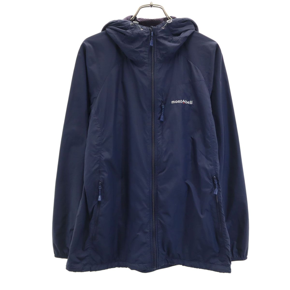 mont-bell モンベル ライトシェル パーカー XL ネイビー メンズ 古着 