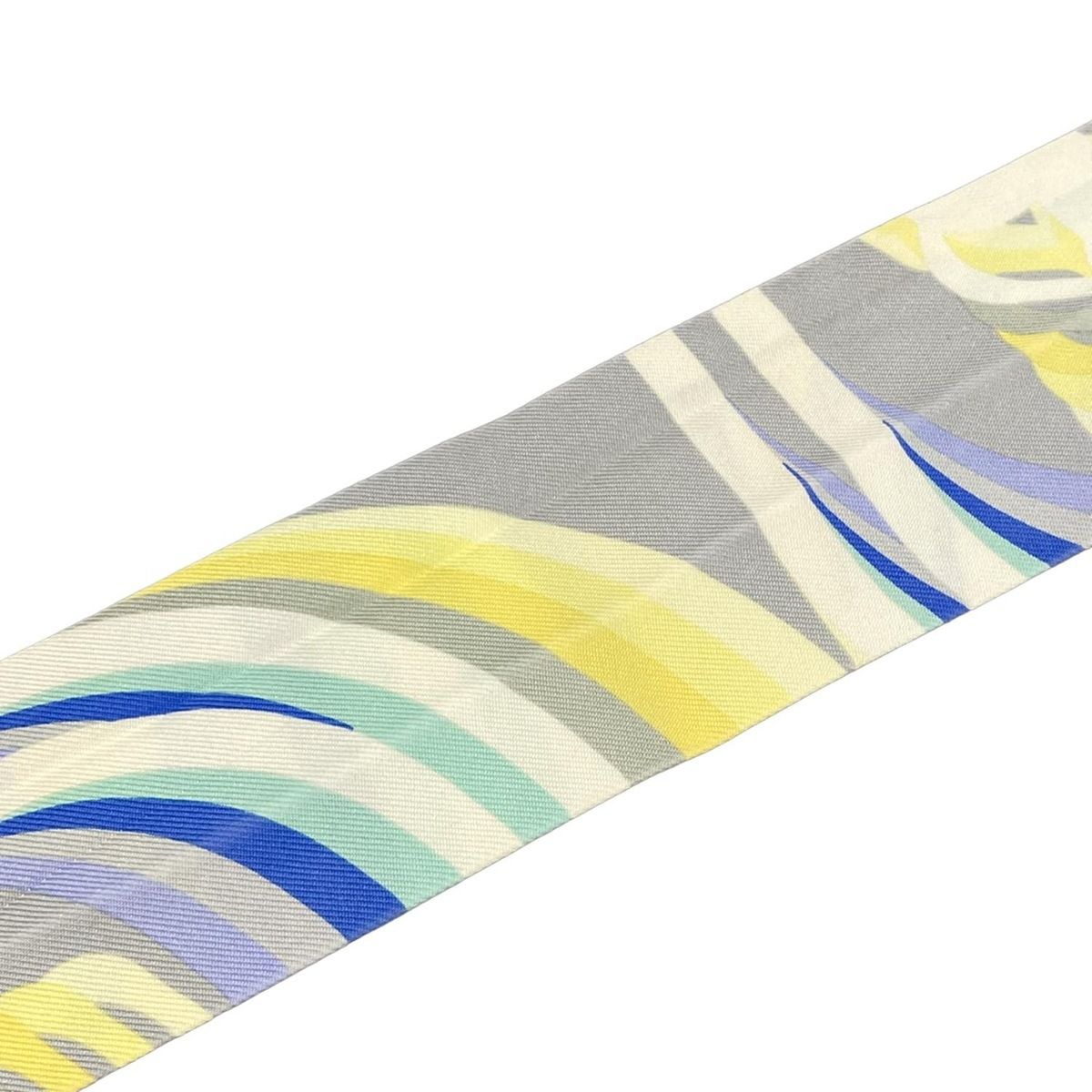 エルメス スカーフ 美品 ライトパープル×ライトグレー HERMES 