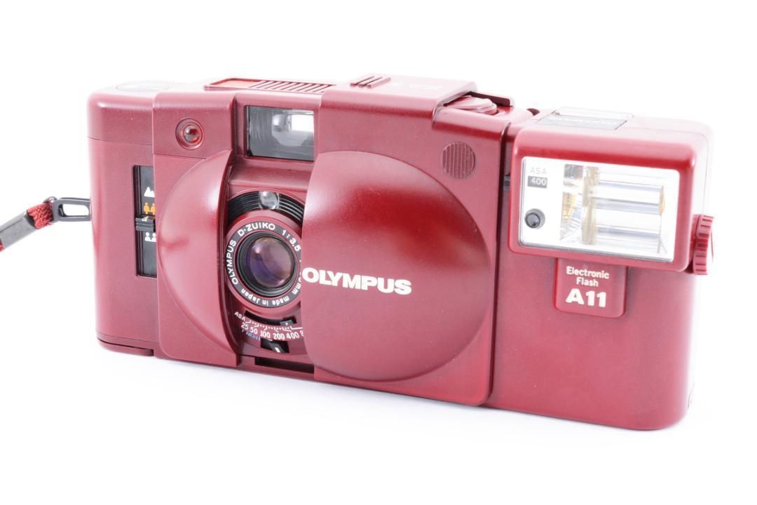 美品 OLYMPUS XA 2 オリンパスコンパクトフィルムカメラ ピンク