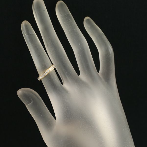 カルティエ バレリーナ ウェディング カーブ リング 3PD #48【21700 19-3】【CARTIER】バレリーナカーブウェディング 3Pダイヤ リング