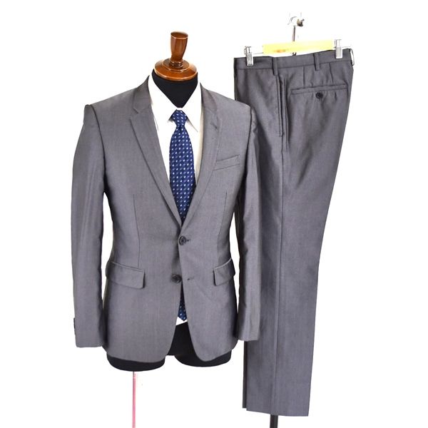 美品 タケオキクチ 2Bグレーストライプスーツ(1) TAKEO KIKUCHI