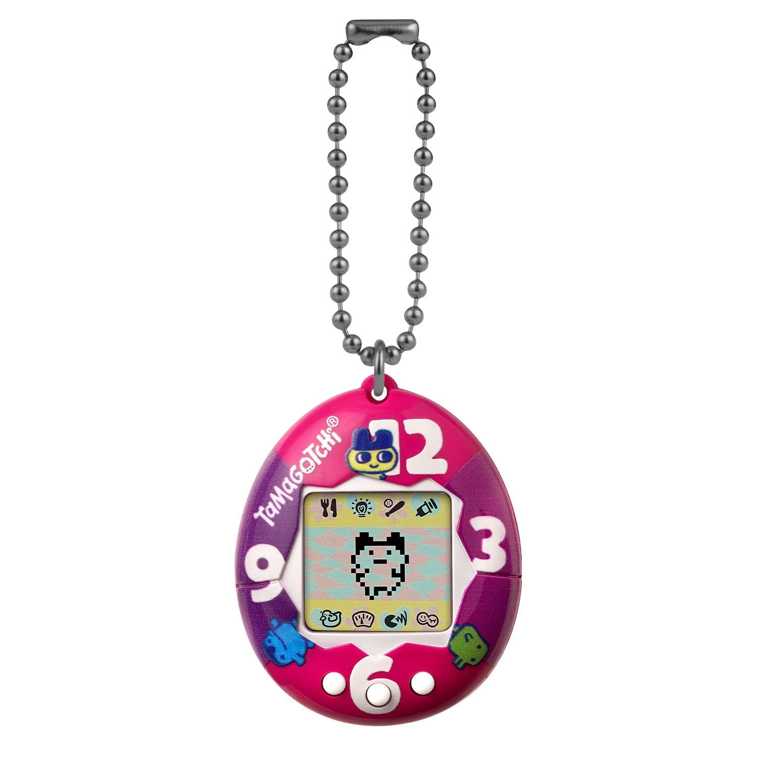 たまごっち Original Tamagotchi Purple-Pink Clock 