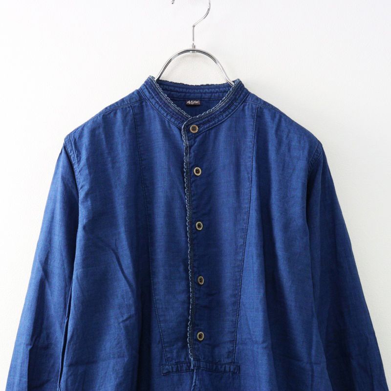 ☆45R/レースのグーグー ロングシャツ☆ フォーティーファイブアール 45R 薄オックスの908ビッグーグー