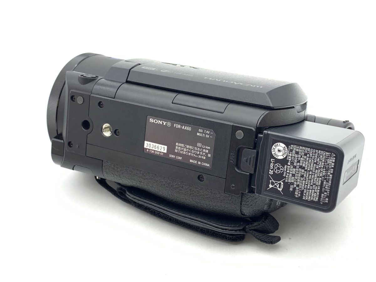  ソニー デジタル4 Kビデオカメラレコーダー FDR AX 60 B ブラック ビデオカメラ本体 ビデオカメラ