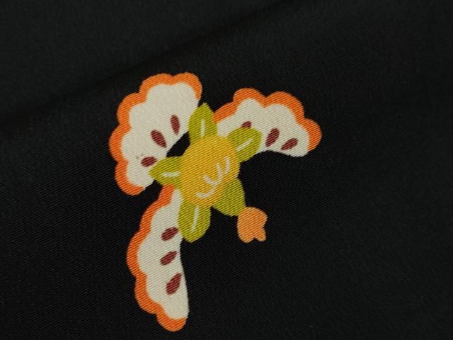 平和屋本店■極上　銀座　志ま亀　小紋　ふくら雀　松　橘　たとう紙付き　逸品　DZAA3373kh5 平和屋本店□極上 銀座 志ま亀 小紋 ふくら雀 松 橘 たとう紙付き 逸品