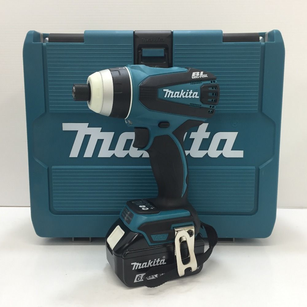 makita マキタ 18V 6.0Ah 充電式4モードインパクトドライバ 青 ケース・充電器・バッテリ2個セット TP141DRGX 未使用品 -  メルカリ