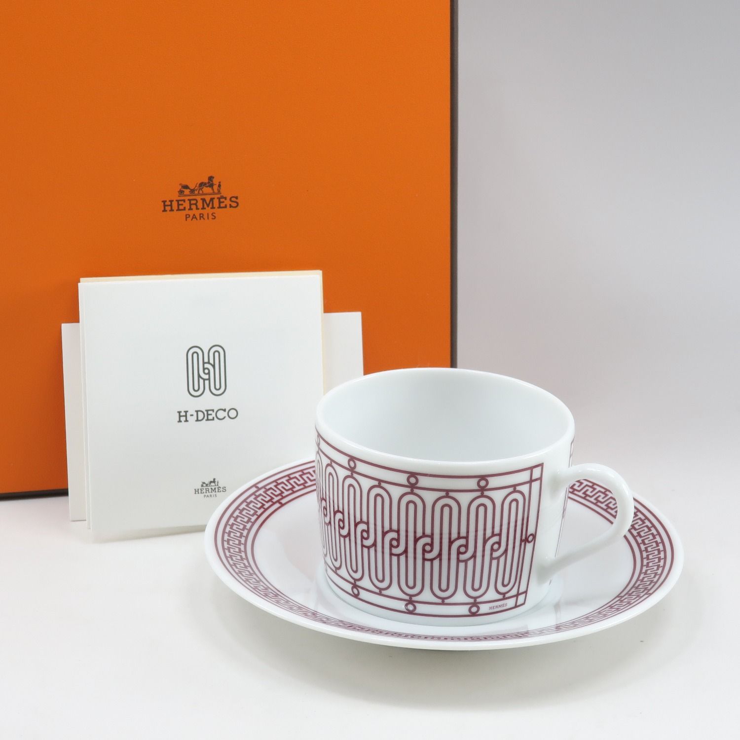 HERMES エルメス H Deco アッシュデコ カップ＆ソーサー _ 食器