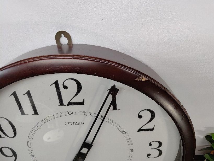 家具 インテリア インテリア小物 置時計 掛時計 掛時計 柱時計 アナログ 巨大掛け時計 外径61ｃｍ シチズン A6916E16