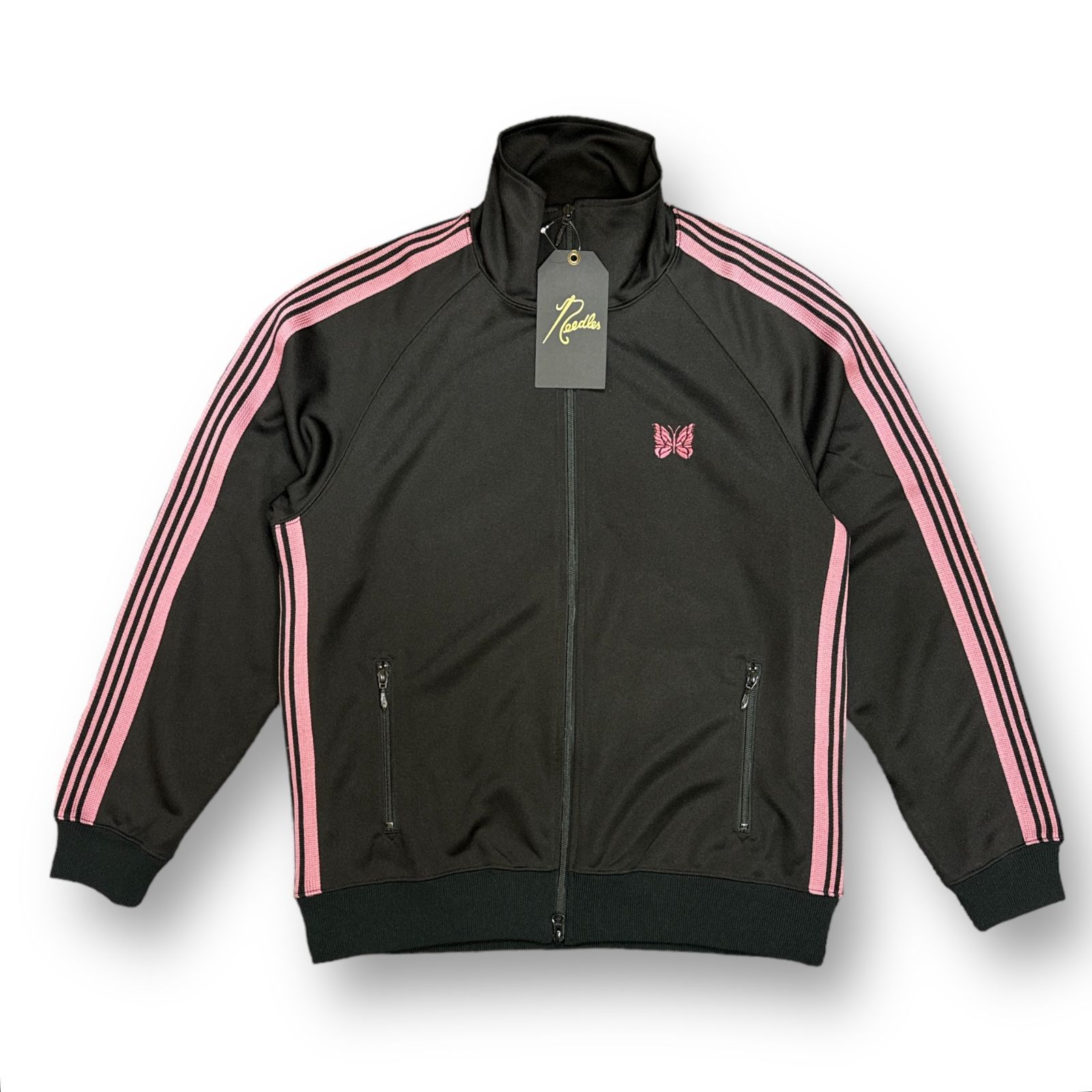 LQ227 トラックジャケット L ブラック ピンク 22aw 【公式通販】