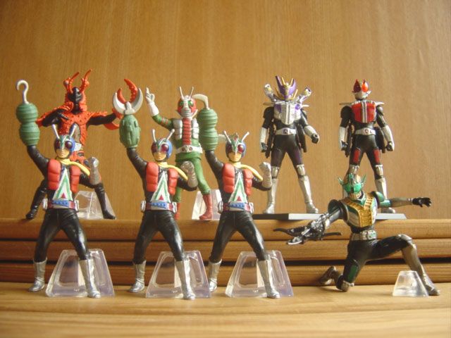 新作登場，限定SALE ♯Dke12BCHGCORE仮面ライダー3敵か味方か力と技編フルコンプ8種 コミック・アニメ
