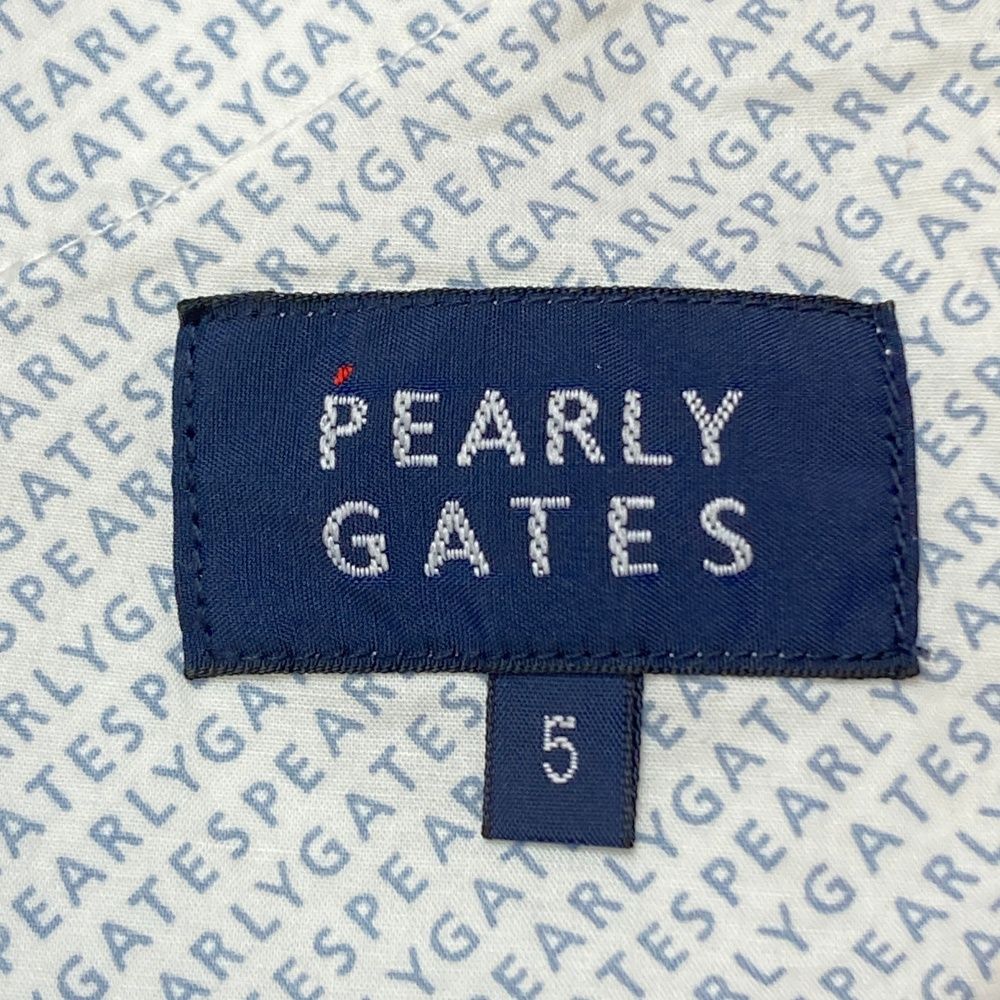 サイズ：5 PEARLY GATES パーリーゲイツ 053-2131301 ストレッチパンツ 総柄 ホワイト系 [240101489085] ゴルフウェア メンズ ストスト サイズ：5 PEARLY GATES パーリーゲイツ 053-2131301 ストレッチ