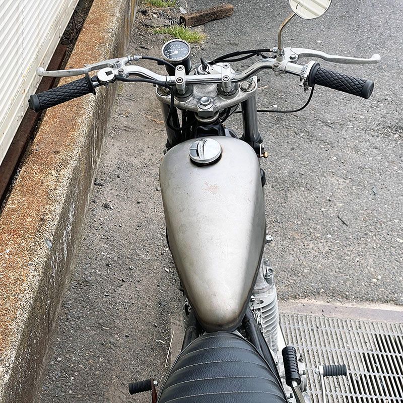 ナロースポーツスタータンク ボルトオンフルキット スチール素地 SR400