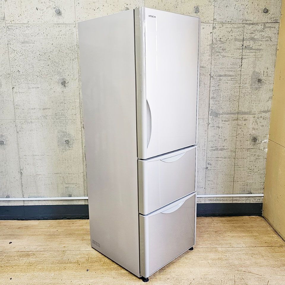 関東一円送料無料】2019年製 日立 冷蔵庫 R-S38JV-XN/真空チルド/3ドア 