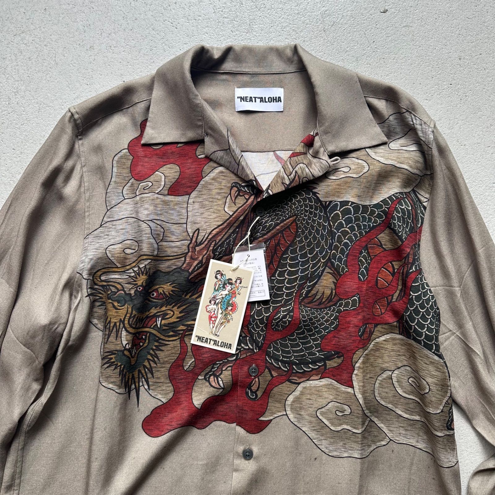 NEAT ALOHA rayon shirt 