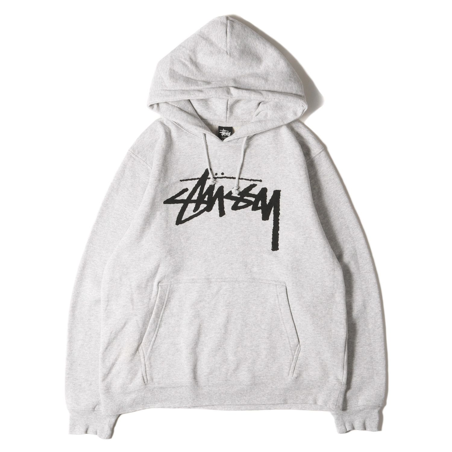 STUSSY ステューシー パーカー サイズ:M ストックロゴ スウェット 
