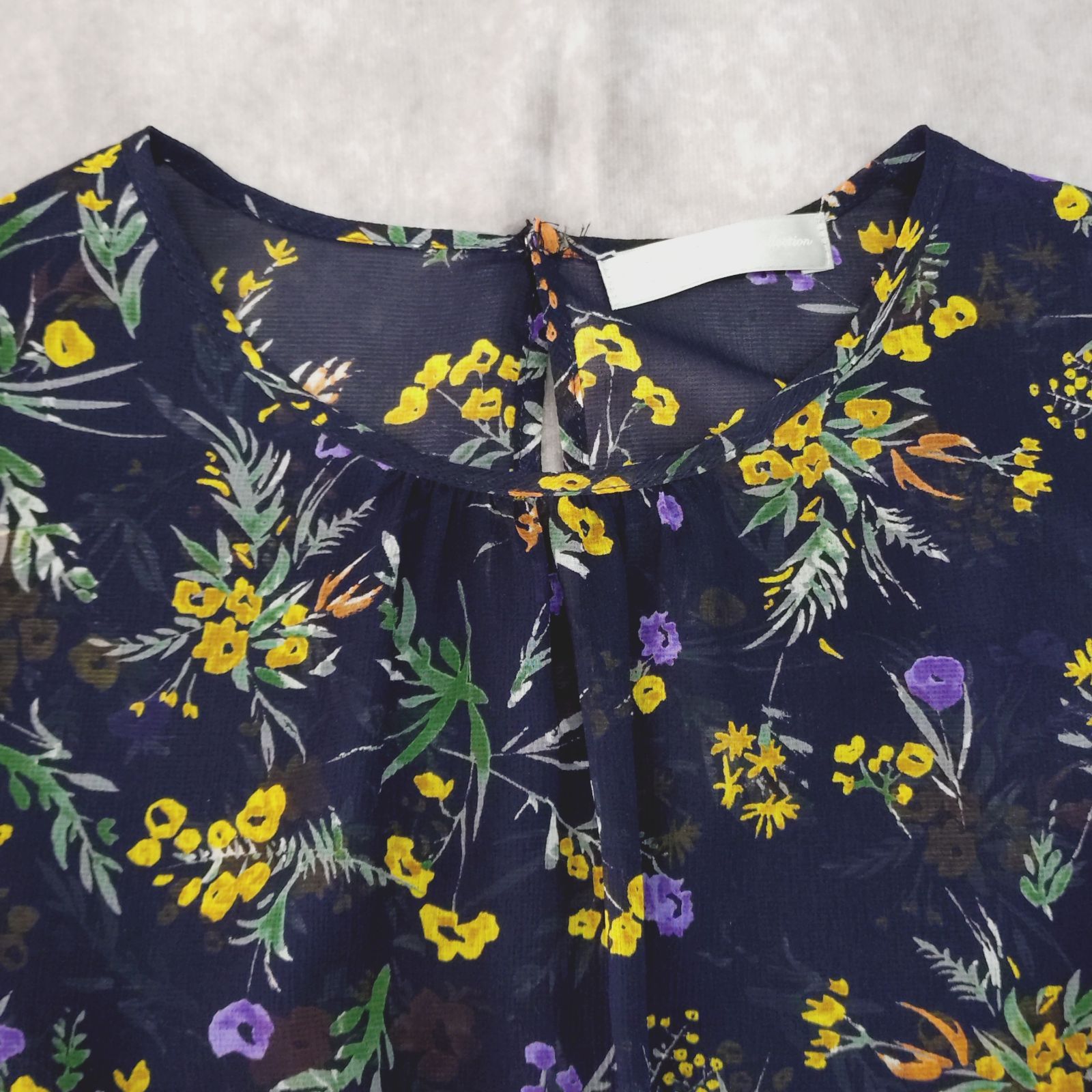 DAMA collection ワンピース ダークブルー size7AR DAMA collection ダーマコレクション ロングワンピース ネイビー