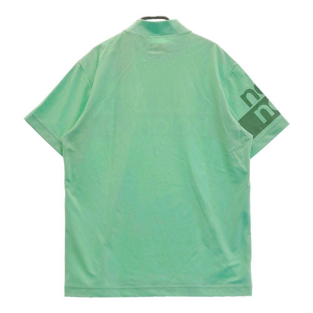 サイズ 7 NEW BALANCE GOLF ニューバランス モデル ハイネック半袖Tシャツ ロゴ柄 グリーン系 240101536231 ゴルフウェア メンズ ストスト WWW_NOITHATQUANGTHANH_NET