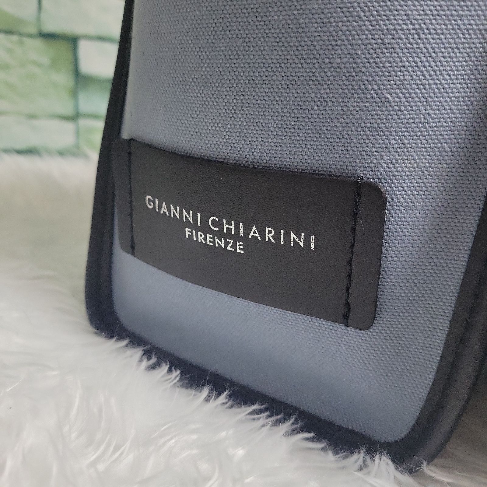 GIANNI CHIARINI 極美品 トートバッグ マルチェッラ 水色 - メルカリ