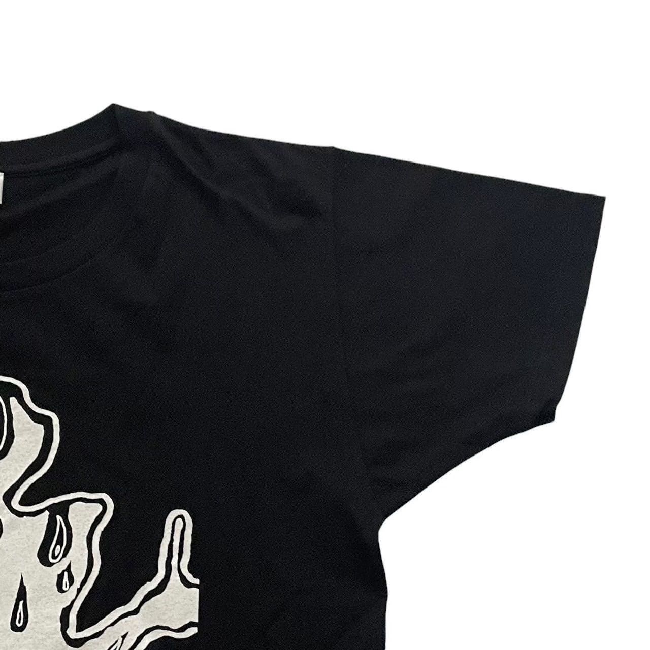 SAINT LAURENT サンローラン プリントTシャツ 白 黒 半袖 SAINT LAURENT サンローラン プリントTシャツ 白 黒 半袖
