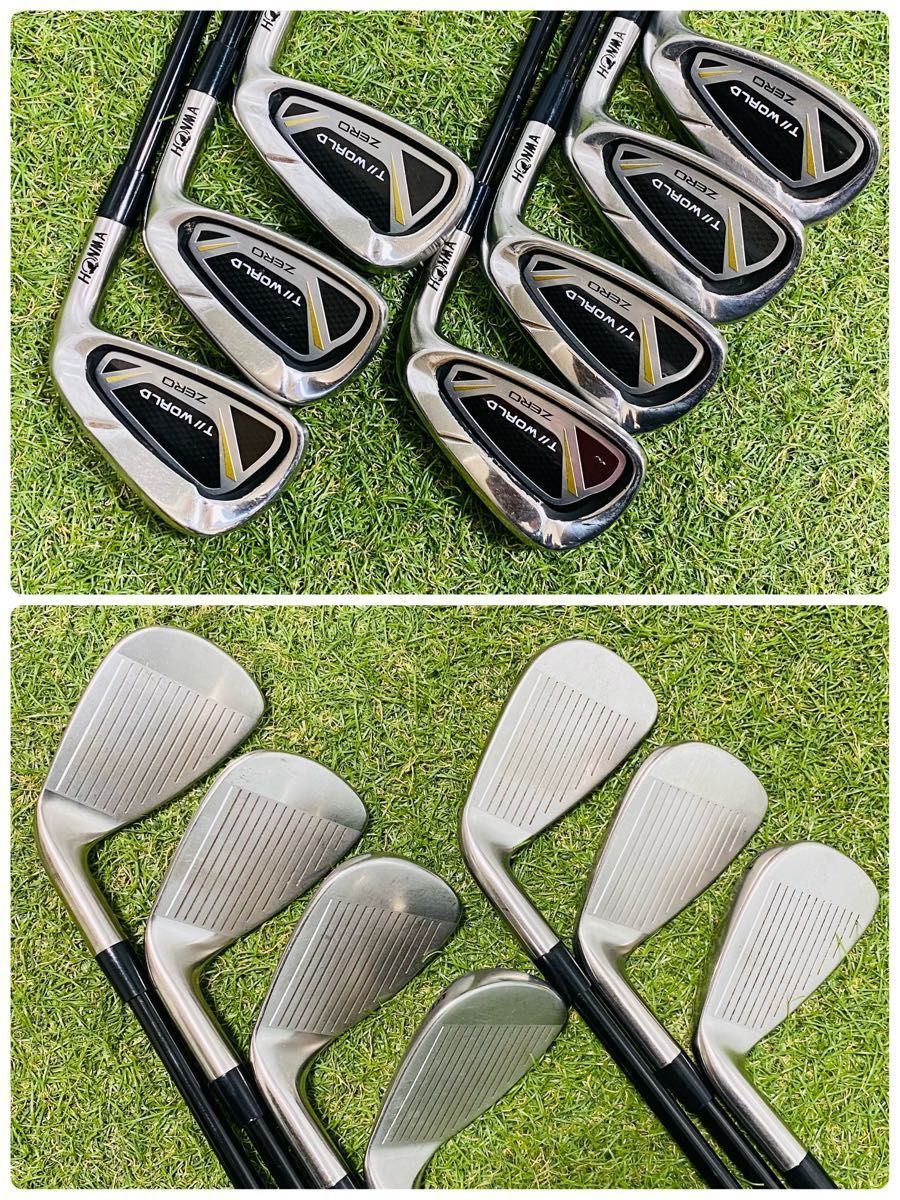 【CB無し】ホンマ ツアーワールドゼロ 2021 メンズゴルフセット 12本 R CB無し】ホンマ ツアーワールドゼロ 2021 メンズゴルフセット 12本 R