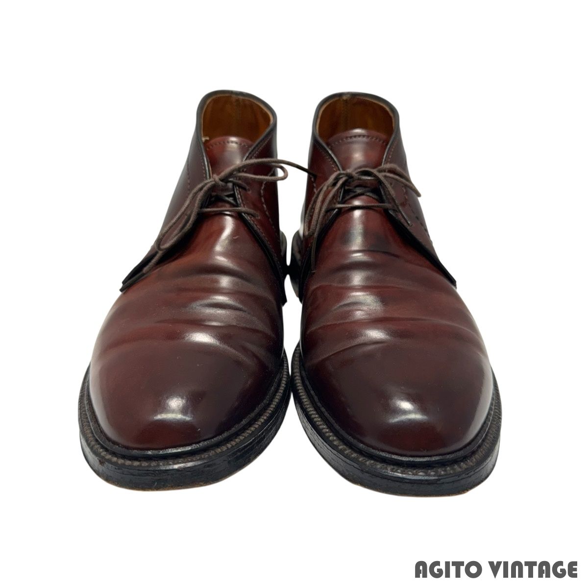 【極美品】オールデン（ALDEN）1339 コードバン バーガンディ US8D オールデン 1339 チャッカブーツ バーガンディ コードバン