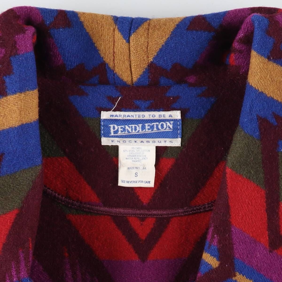 古着 80~90年代 ペンドルトン PENDLETON 総柄 ネイティブ柄 ウール 