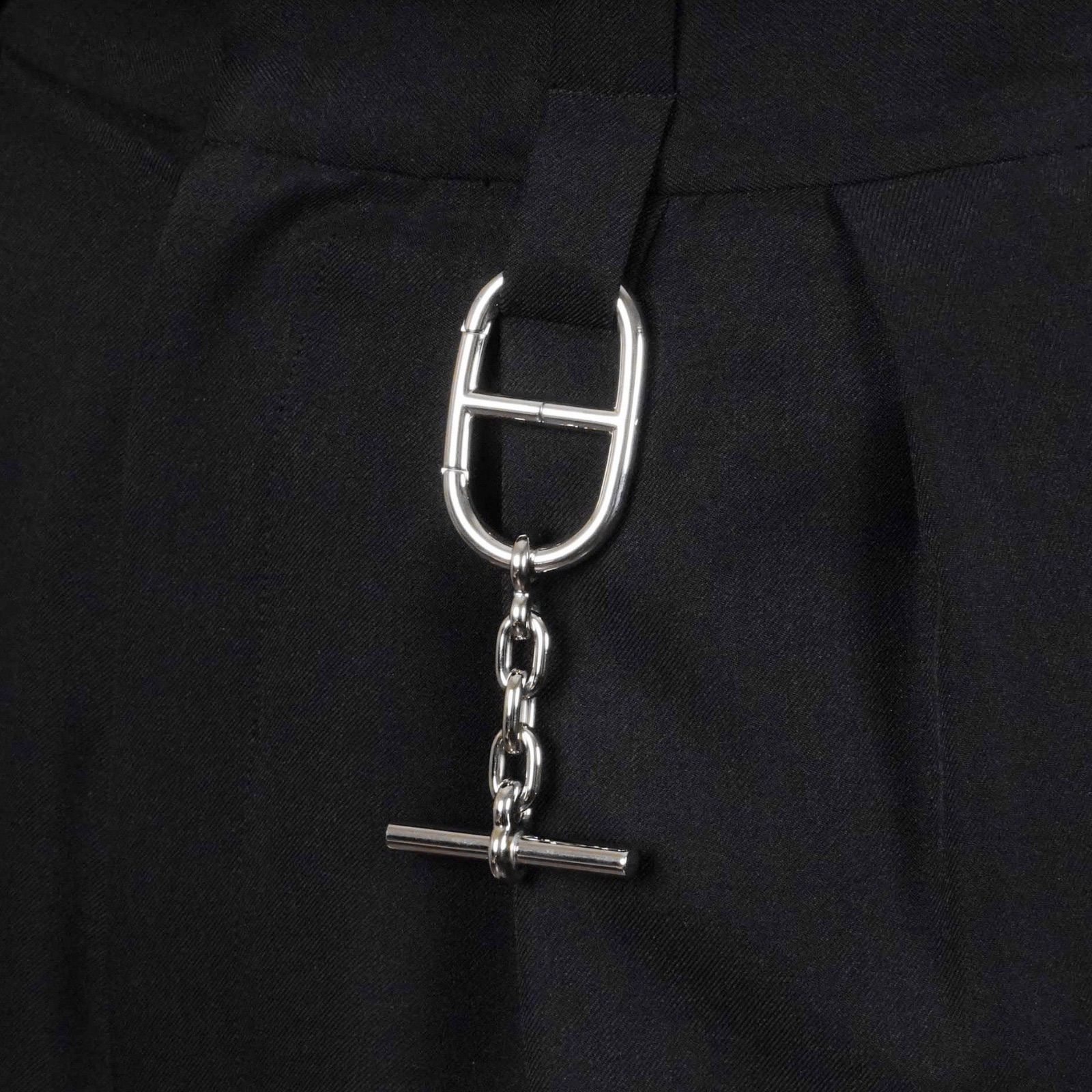 HERMES シェーヌダンクル キーリング ヴィンテージ エルメス エルメス