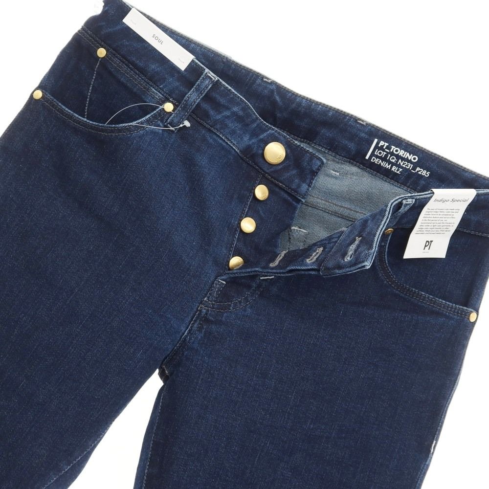 新品】ピーティートリノ デニム PT TORINO DENIM SOUL コットンカシミヤ デニムパンツ ジーンズ ネイビー【サイズ30】【メンズ】  - メルカリ