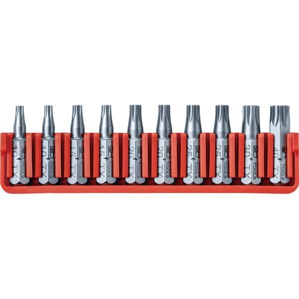 PB SWISS TOOLS ピービースイスツールズ 10本組 ショートタイプ ヘクスローブビットセット ビットホルダー付 パッケージタイプ C6.705CN