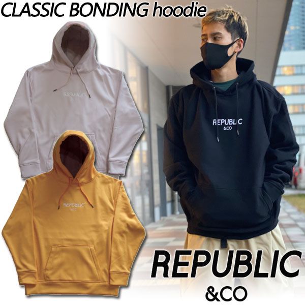 23-24 REPUBLIC &CO/リパブリック CLASSIC BONDING hoodie メンズ レディース 撥水パーカー スノーボードウェア  スノーウェアー 2024 型落ち メルカリ