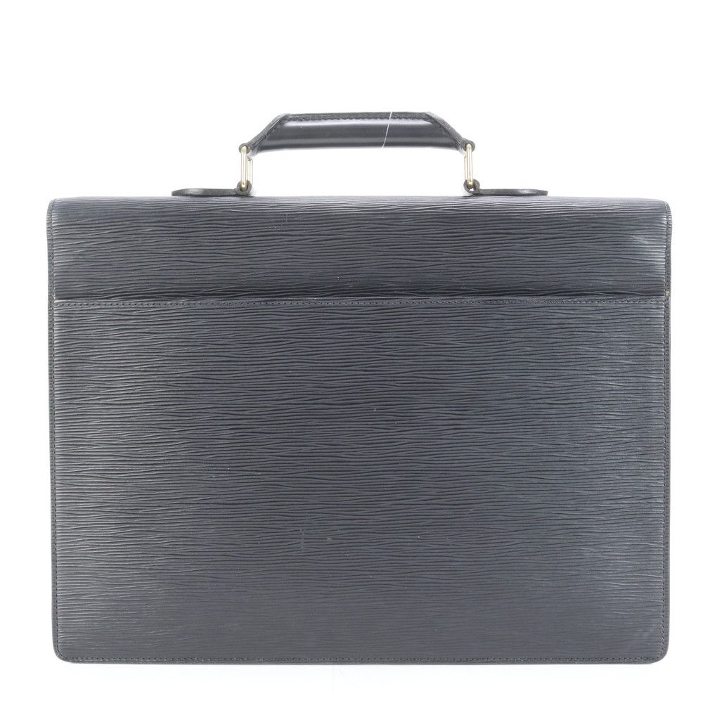 ルイヴィトン M54422 エピ レザービジネスバッグ ブリーフケース ブラック LOUIS VUITTON ルイ ヴィトン エピ セルヴィエット コンセイエ