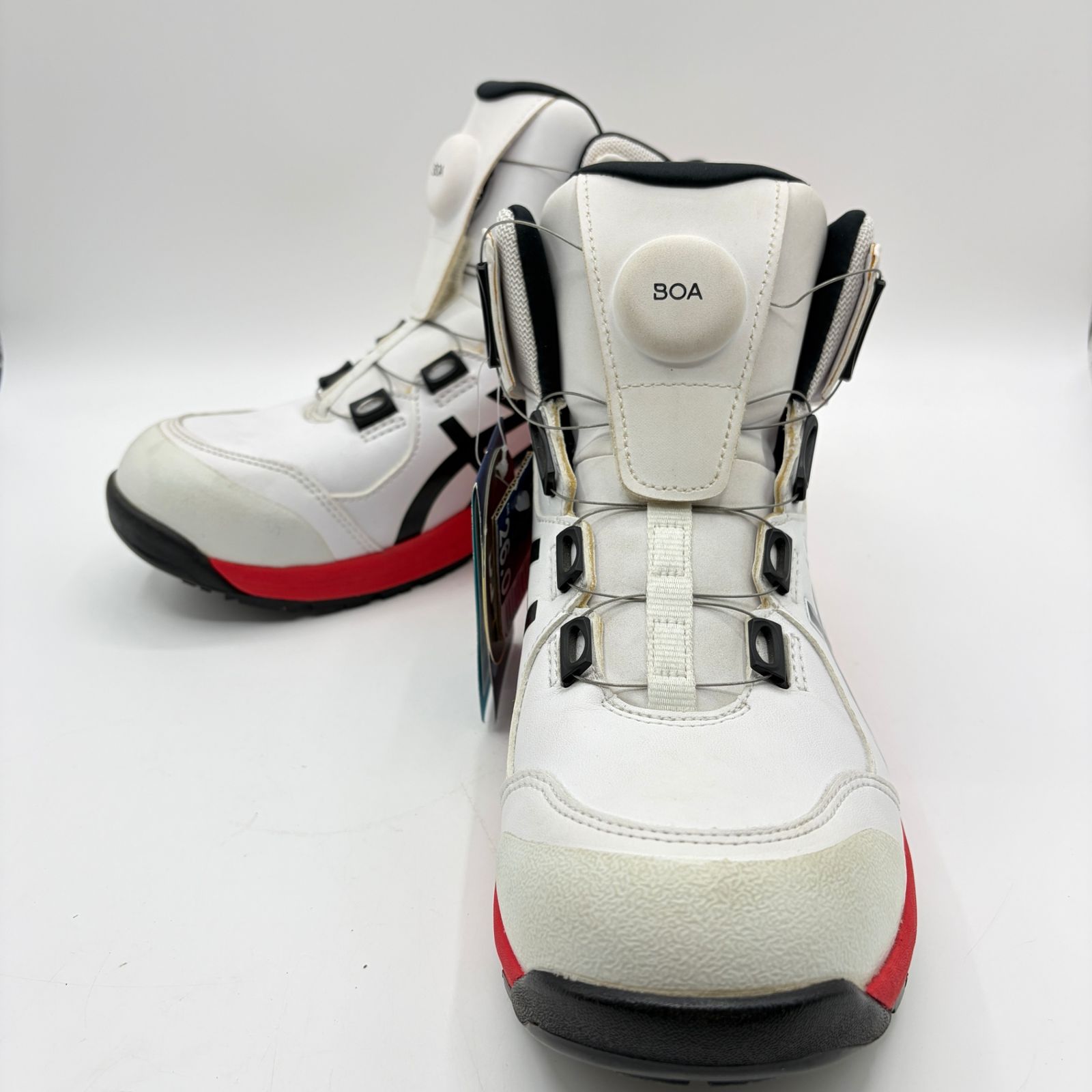 展示 アシックス ウィンジョブ 安全靴 CP304 BOA 26.0cm 1271A030 ホワイト×ブラック asics 汚れ有り