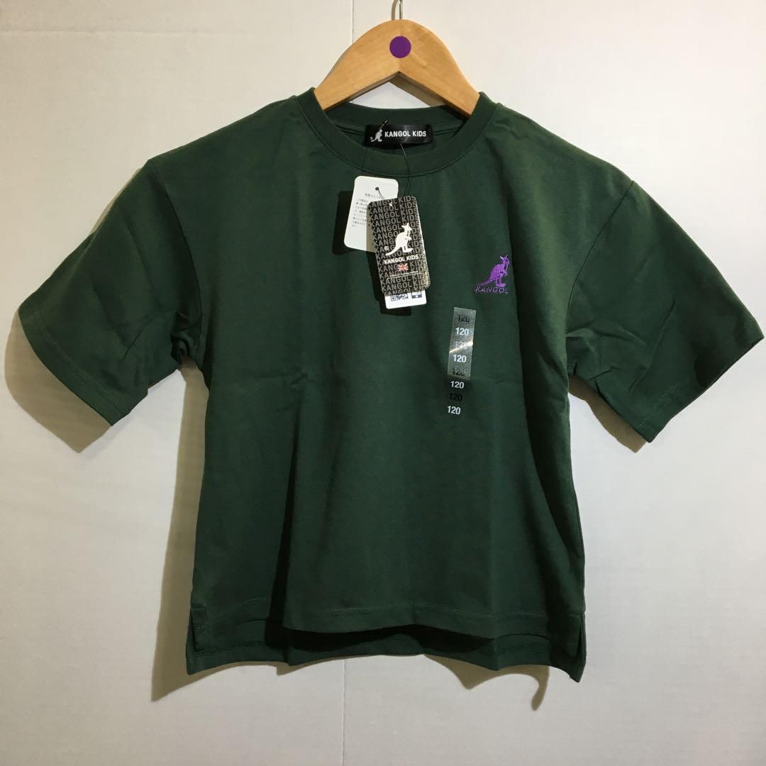 美品】タグ付き KANGOL KIDS Tシャツ グリーン キッズ 120 - メルカリ