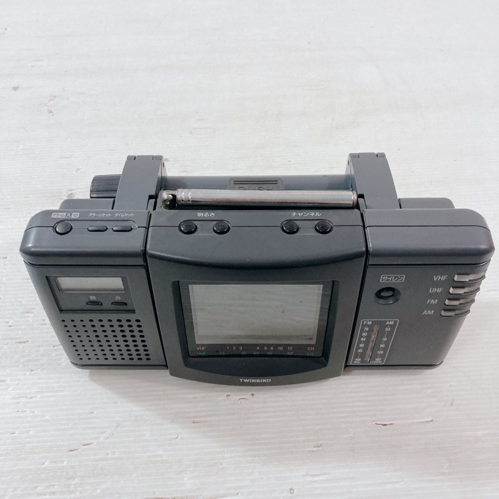 TWINBIRD セフティークルーサーチライト付多機能液晶テレビ VL-9331