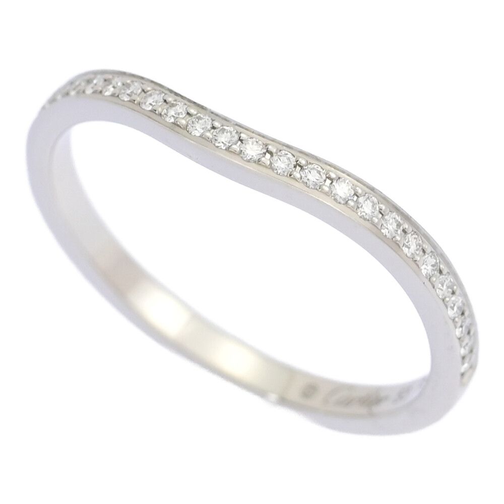 カルティエ ダイヤモンド バレリーナ リング Pt950 0.48ct VVS2