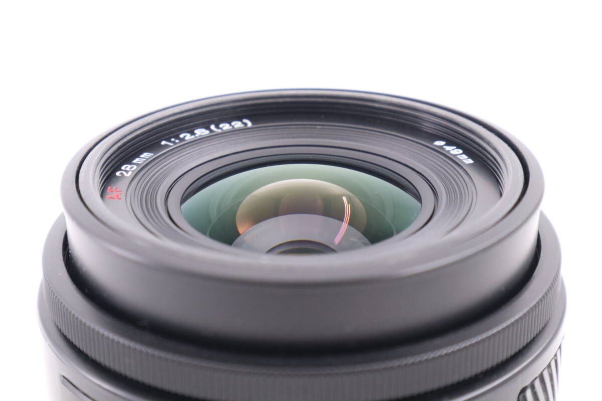 MINOLTA AF 28mm F2.8 ミノルタ ブラック AFレンズ (f04997