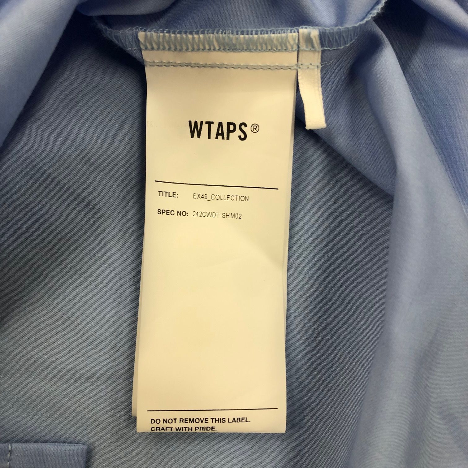 参考上代23100円 WTAPS 24AW Repo / LS / CTPL Broadcloth ロング 