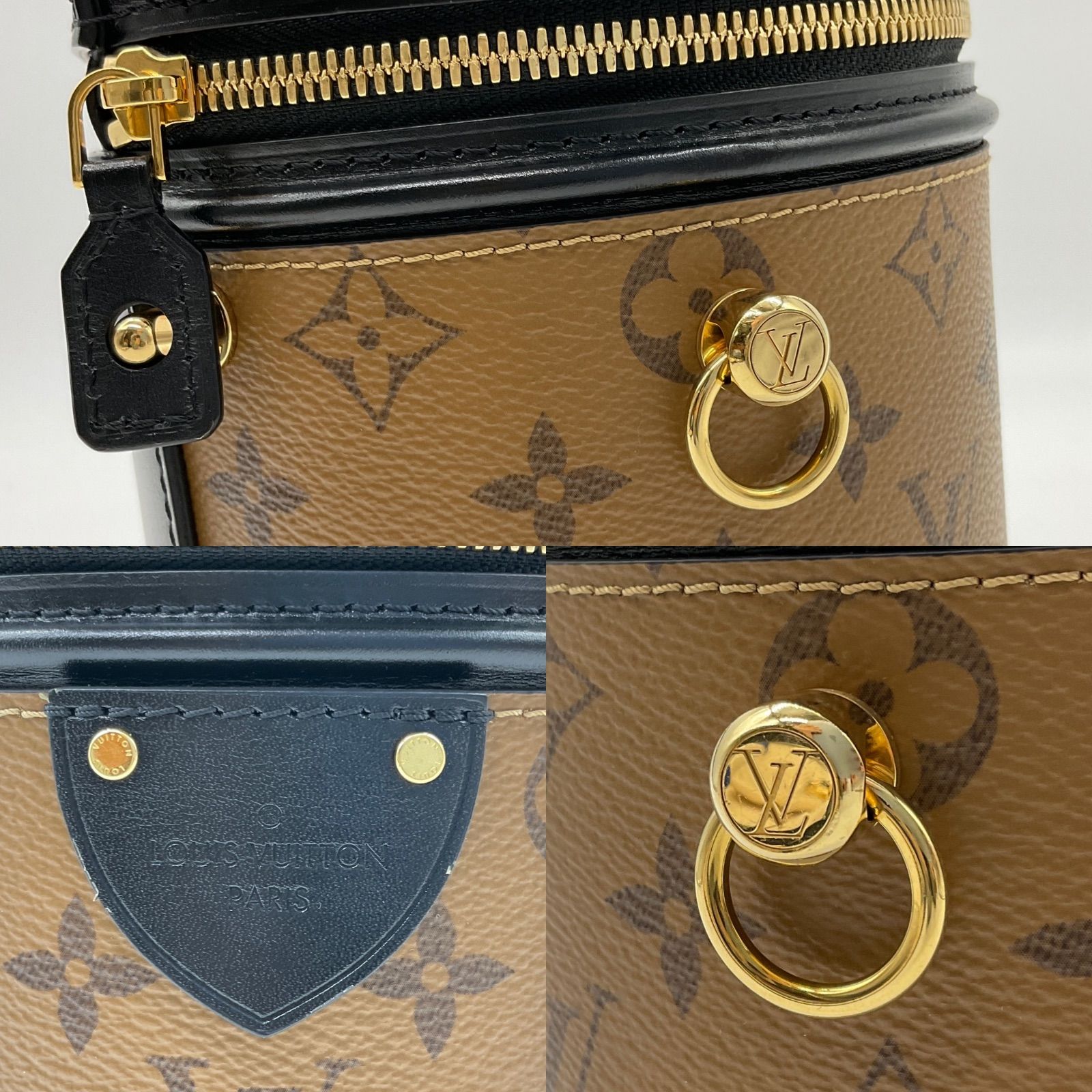 ▽○LOUIS VUITTON ルイヴィトン カンヌ モノグラムリバース 