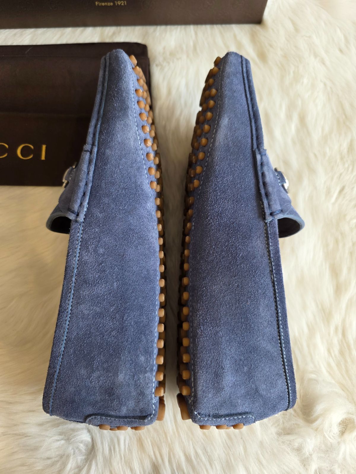 【良品】GUCCI グッチ 36,5 ホースビット ドライビングシューズ 紺色 グッチ メンズシューズ/靴ドライビングシューズ | GUCCI® JP