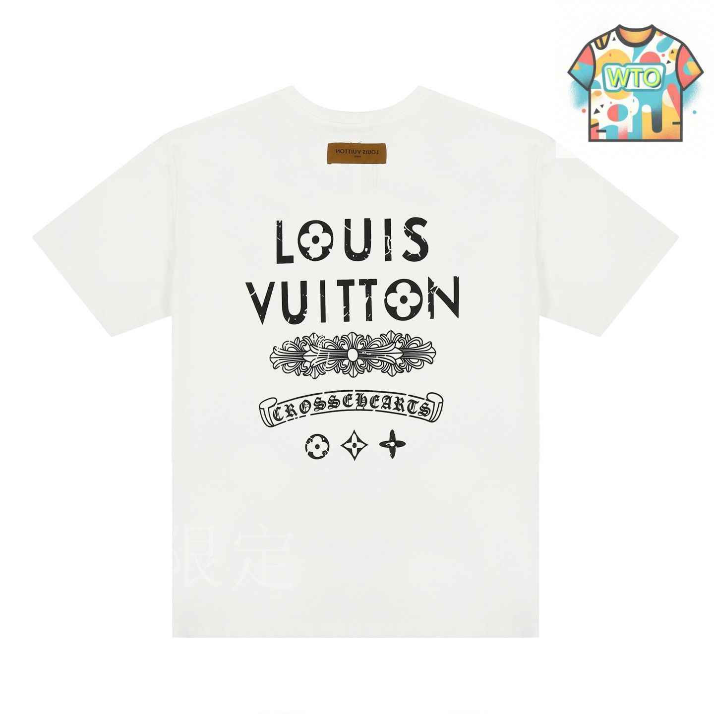 き*く様 Louis Vuitton バラプリント Tシャツ S プリントコットンTシャツ ｜ルイ・ヴィトン 公式サイト - 1AGK27
