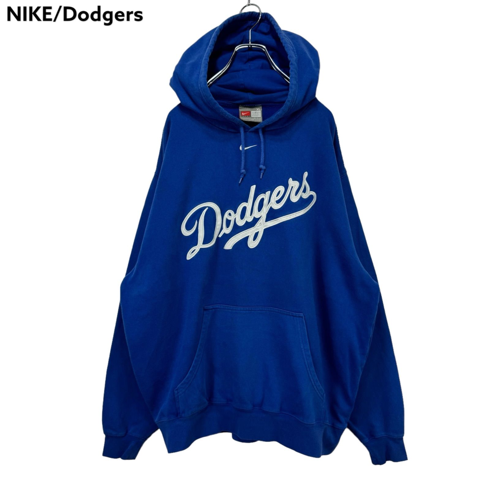 XL 00s NIKE ナイキ MLB ロサンゼルスドジャース プルオーバー 