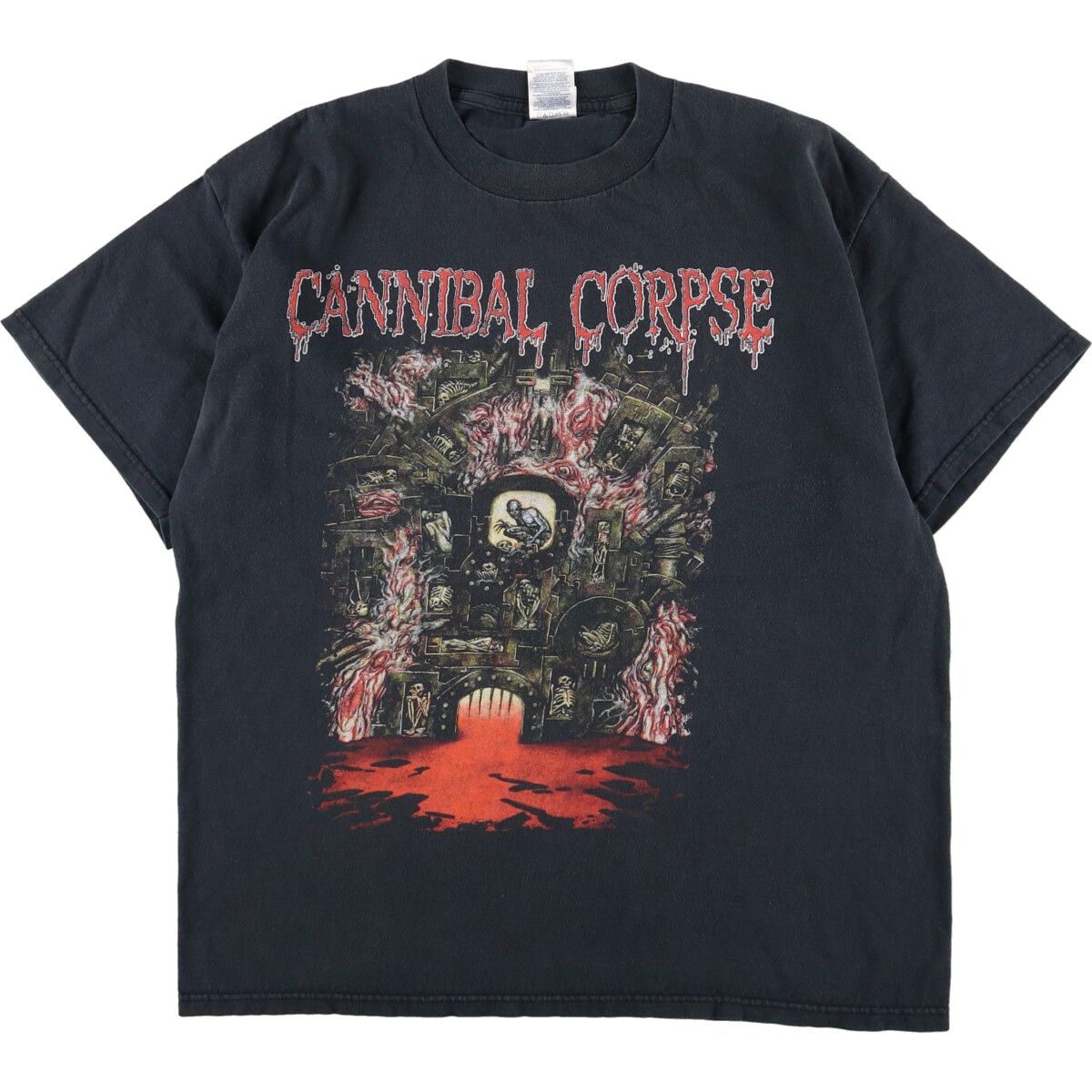 古着 デルタ DELTA CANNIBAL CORPSE カンニバルコープス 両面プリント バンドTシャツ バンT メンズL /eaa358699 【中古】/eaa358699