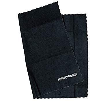 MUSIC NOMAD 弦楽器メンテナンス用 スエードクロス 300 X 400mm ブラック MN201 wgteh8f