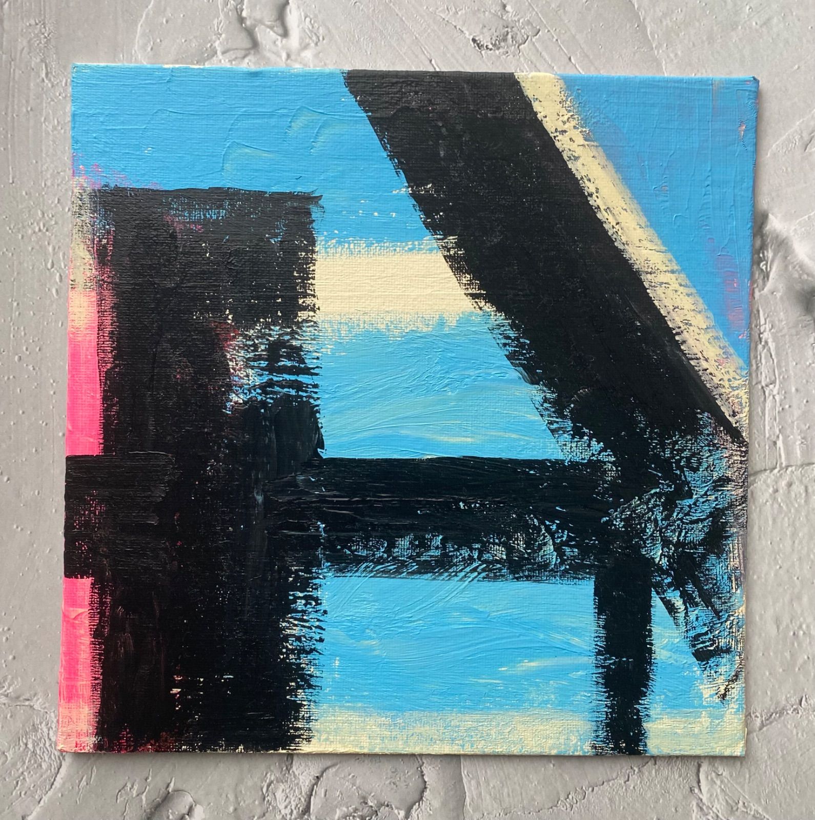 原画/抽象画/モダンアート/インテリア/アクリル画/BRIDGE 海 サーフィン 原画/抽象画/モダンアート/インテリア/アクリル画/BRIDGE 海