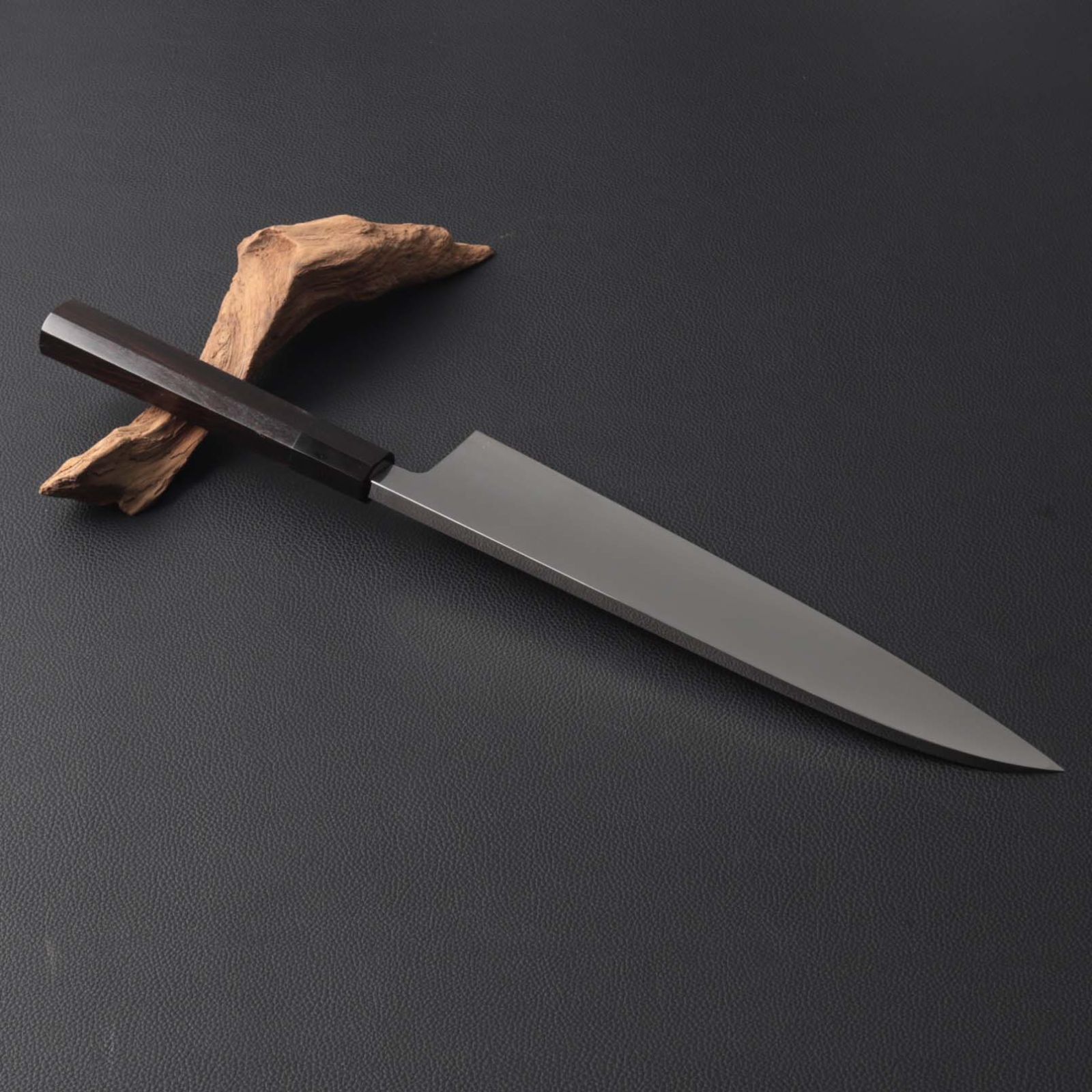 出刃包丁 9寸 刃渡り270 mm 通常鏡面仕上げ 本刃付け 八角柄 時選択可