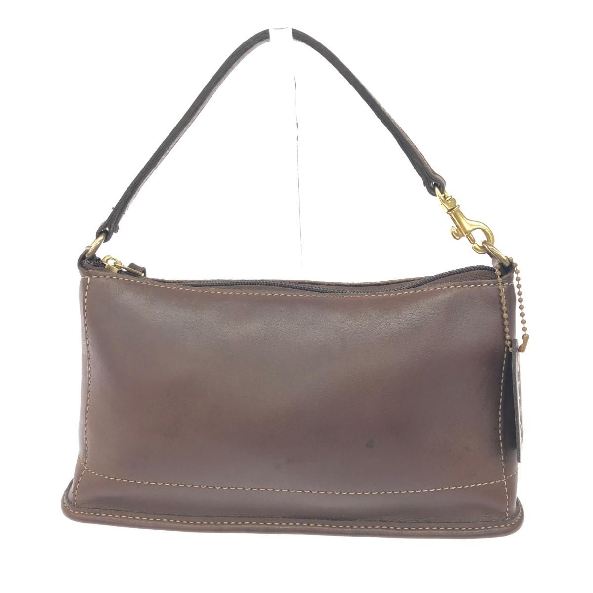 COACH コーチ アクサリーポーチ USA製/グラブタンレザー 9311
