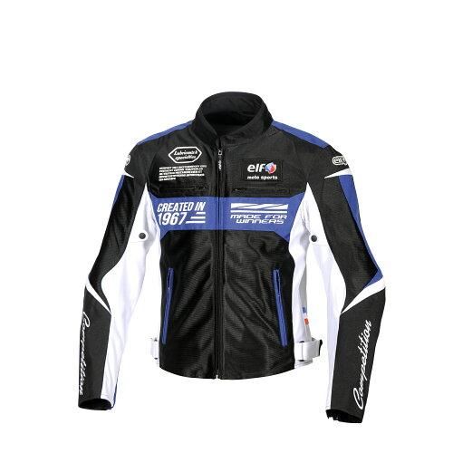 4営業日で発送 エルフ ELF elf EJ-S103 Ideal Mesh Jacket イデアールメッシュジャケット Black＆Blue S