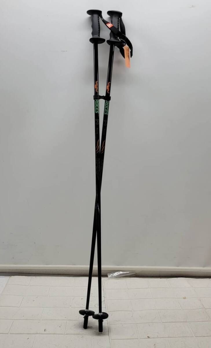 定番，お得 ★今がチャンス！早い者勝ち！【在庫処分価格】ROCES ケブラー カーボンスキーポール カーボングラファイト 120cm スキーストック スキー用品 黒t☆T10-097tD ストック